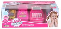 Luna speelgoedkassa Cash met weegschaal 41 cm roze 21 delig - thumbnail