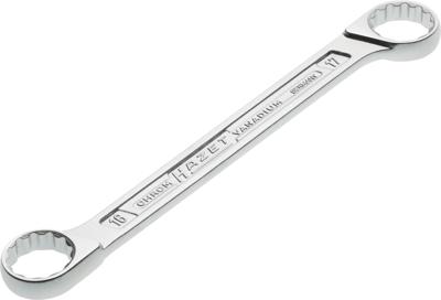 HAZET Dubbele ringsleutel 610N-16X17 · Buitentwaalfkant tractieprofiel · SW 16 x 17 mm HAZET Dubbele ringsleutel 610N-16X17 · Buitentwaalfkant tractieprofiel · SW 16 x 17 mm