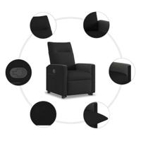 Sta-op-stoel verstelbaar stof zwart - thumbnail