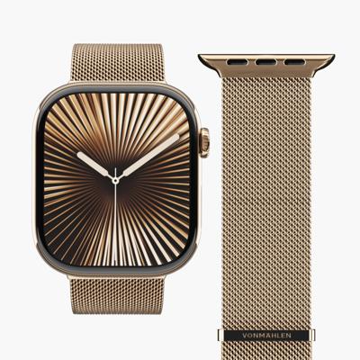 Vonmählen Milanese Loop 2 For Apple Watch 44 - 45 - 46 - 49mm One Size Sunset Gold
