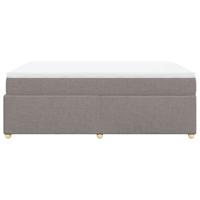 Boxspring met matras stof taupe 160x200 cm - thumbnail