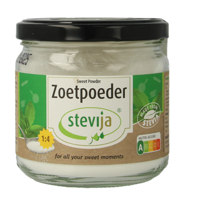 SteviJa Zoetpoeder - pot stevia 180 Gram