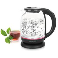 EMERIO WK-119255.5 Waterkoker Snoerloos Aantal/Volume: 1.7 l Glas, Zwart - thumbnail