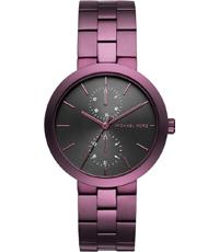 Horlogeband Michael Kors MK6415 Staal Paars 18mm