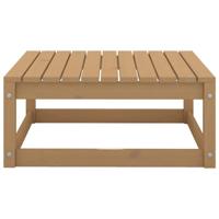 7-delige Loungeset massief grenenhout honingbruin - thumbnail