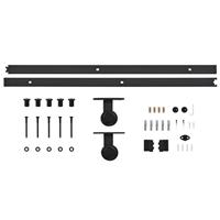 Schuifdeur met beslag 70x210 cm massief grenenhout - thumbnail