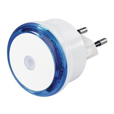 Hama led-nachtlampje basic met stekker schemersensor energiebesp. blauw Hama led-nachtlampje basic met stekker schemersensor energiebesp. blauw