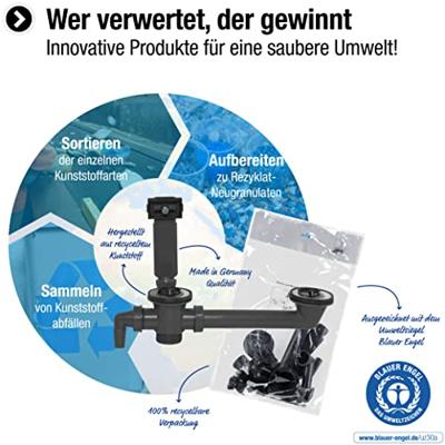 Cornat Sifon + Overloop Spoelbak 6/4 (407) - T354404R Cornat Sifon + Overloop Spoelbak 6/4 (407) - T354404R