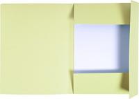 Dossiermap Exacompta Forever A4 3 kleppen 280gr geel | 50 stuks - thumbnail