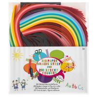 Grafix Vlechtstroken en vormen, 500dlg. - thumbnail