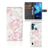 Motorola G8 Power Lite Hoesje Lovely Flowers - thumbnail