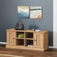 Schoenenbank VIGO 106x35x45 cm massief grenenhout - thumbnail