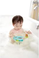 Hape badspeelgoed pullback boot met beer - thumbnail