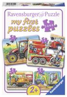 Ravensburger Mijn Eerste Puzzels puzzelset Op het werk - 2 + 4 + 6 + 8 stukjes - thumbnail