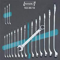 HAZET Ring-steeksleutelset 163-99/18 - Buitentwaalfkant tractieprofiel - 18-delig - 6 - 27 - thumbnail