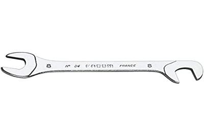 Facom steeksleutel micromechanica, bek 15° en 75° gebogen 10 mm - 34.10 Facom steeksleutel micromechanica, bek 15° en 75° gebogen 10 mm - 34.10