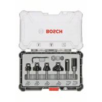 Bosch Accessoires 8-delige gemengde freesset - schachtdiameter 6 mm - 2607017468 - thumbnail
