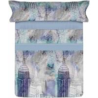 Beddengoedset Pierre Cardin SKYLINE Blauw Bed van 105 - thumbnail