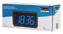 Zendergestuurde LED-wekker met blauw display