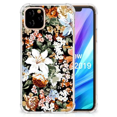 Case voor Apple iPhone 11 Pro Dark Flowers Case voor Apple iPhone 11 Pro Dark Flowers