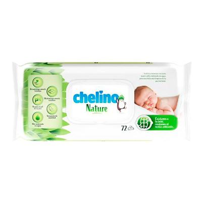Vochtige doekjes Chelino Nature (72 Stuks)