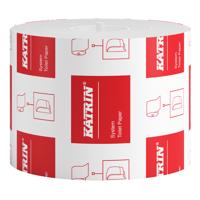 Toiletpapier Katrin systeemrol 2-laags 92m wit 103424 - thumbnail