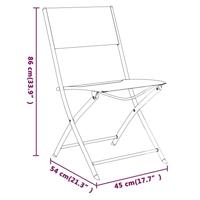 7-delige Tuinset grijs en zwart - thumbnail