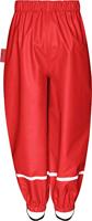 Playshoes regenbroek fleece gevoerd Uni Rood-140 - thumbnail