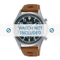 Horlogeband Pulsar VS75-X001 / PX5023X1 Leder Cognac 18mm - thumbnail
