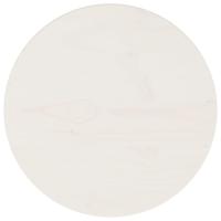 Tafelblad 30x2,5 cm massief grenenhout wit - thumbnail