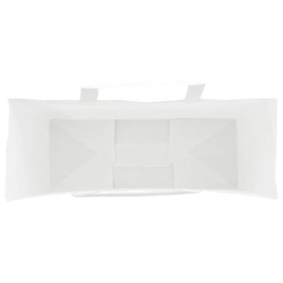 VidaXL Papieren zakken 50 st met hengsels 32x12x42 cm wit