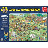 Jumbo legpuzzel Jan van Haasteren Grasmaaierrace 1000 stukjes - thumbnail