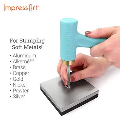 ImpressArt Embossing stempel, hart, l: 65 mm, afm 3 mm, 1 stuk