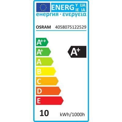 OSRAM 4058075122529 LED-lamp Energielabel F (A - G) E27 Peer 10 W = 75 W Warmwit (Ø x l) 60 mm x 115 mm 1 stuk(s)