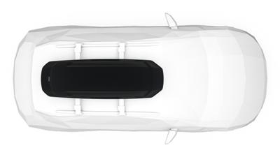 THULE Roof box force 3 l sport black - thumbnail