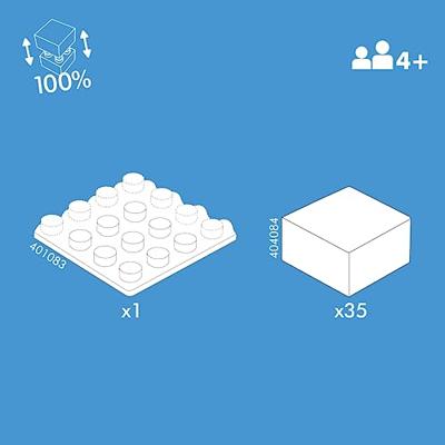 Hubelino blokpuzzel dinosaurus wereld - 35st.