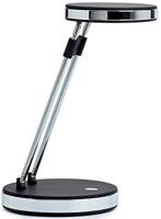 MAULpuck bureaulamp, LED, op voet, verschuifbaar in hoogte, daglicht wit licht, zwart - thumbnail