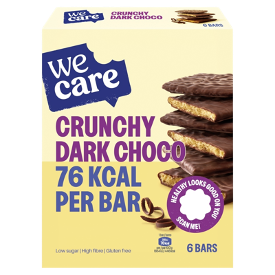WeCare Crunchy Dark Choco Bars