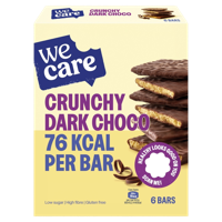 WeCare Crunchy Dark Choco Bars - thumbnail