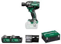 Hikoki WR18DHWPZ | Accu Slagmoersleutel | 18 V | 345 Nm-600 Nm | 1/2" | 2 x 5,0 Ah accu&apos;s + lader | HSC II - WR18DHWPZ - thumbnail