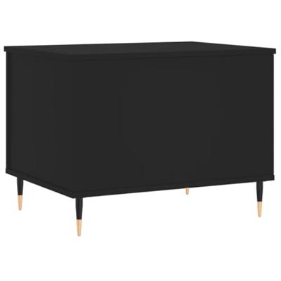 Salontafel 60x44,5x45 cm bewerkt hout zwart