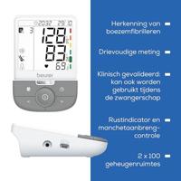 Beurer BM53 Bloeddrukmeter met AFIB Detectie Wit/Grijs - thumbnail