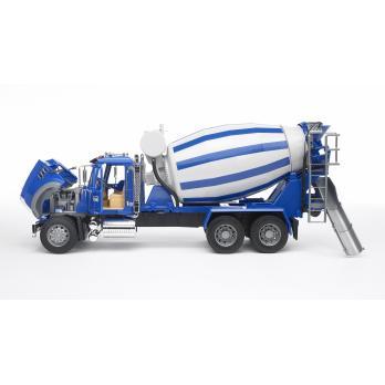 bruder MACK Granite truck met betonmixer modelvoertuig - thumbnail