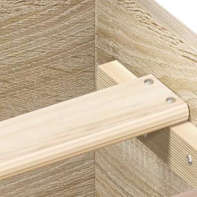 Bedframe met hoofd- en voeteneinde sonoma eikenkleur 120x190 cm