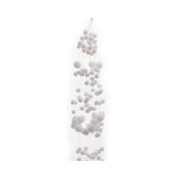 Guirlande Sneeuwbal Parelmoer 60cm Wit - thumbnail