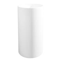 Waskom Cipi The Tube 42.5x42.5x90 cm Solid Surface Mat Wit Cipi - thumbnail