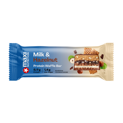 MAXI NUTRITION Maxinutrition waffle bar milk & hazelnut (12x 40g)