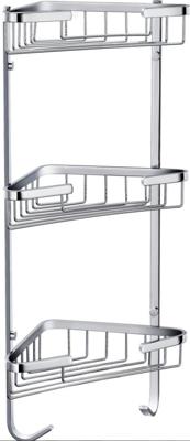 Doucherek Best Design Rome Hoekmodel 3-schaps Chroom Doucherek Best Design Rome Hoekmodel 3-schaps Chroom