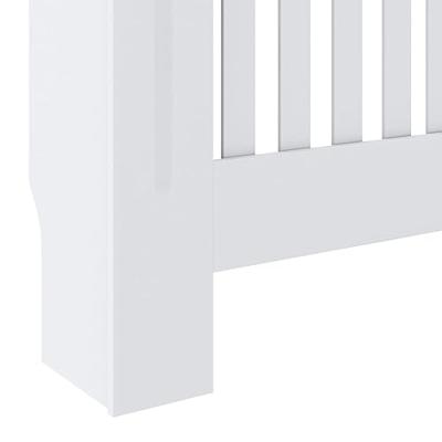 Radiatorombouw 78 cm MDF wit - thumbnail