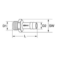 KS Tools 515.3388 5153388 Persluchtslangtule 1 stuk(s) - thumbnail
